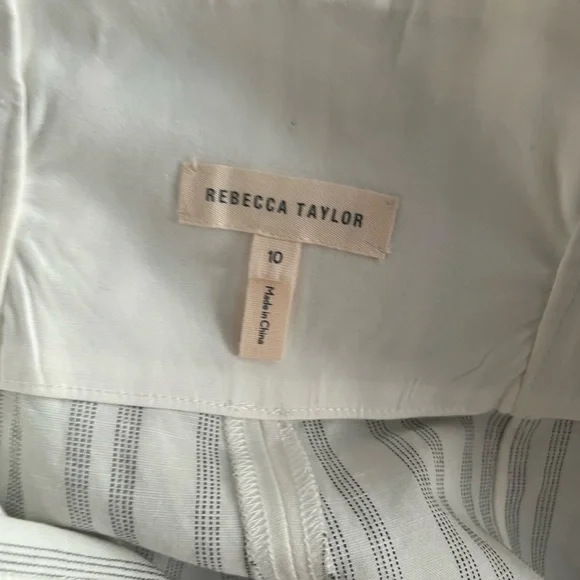 Rebecca Taylor Striped Trousers - Picture 6 of 6